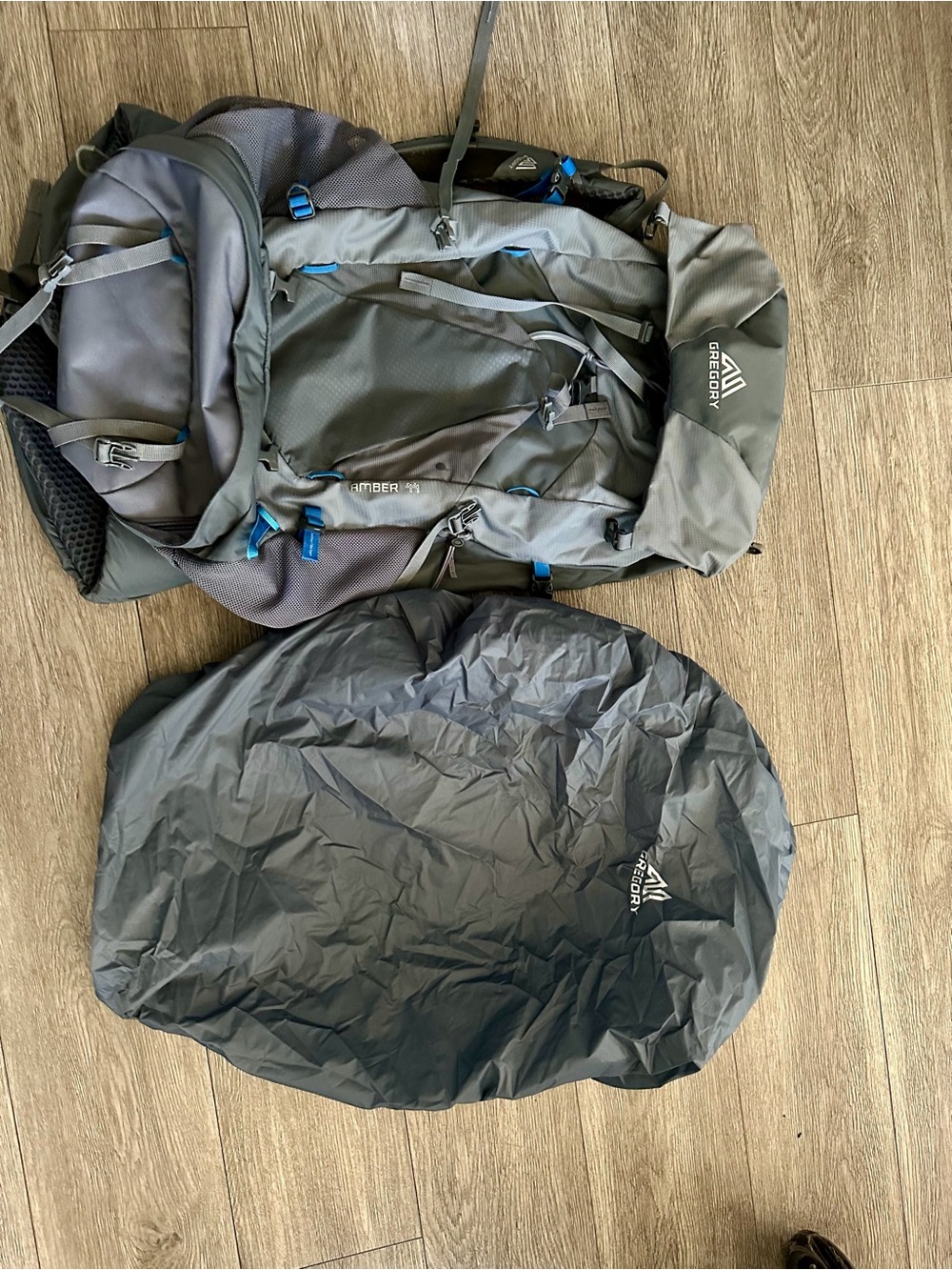 USED ONCE Original Price $219 Gregory Gray Women’s Hiking Backpack w/ Rain Cover